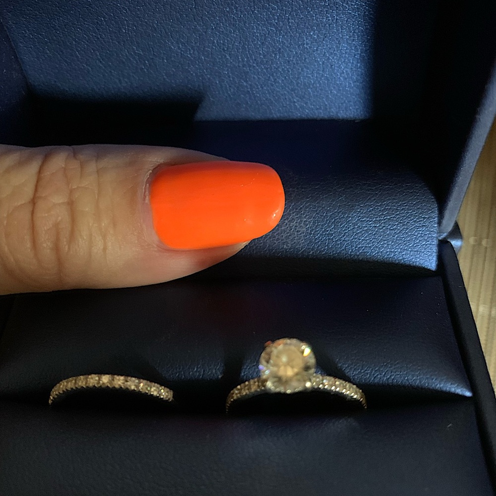 Engagement and Wedding Band Set